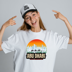 Abu Dhabi Skyline Souvenir T-Shirt